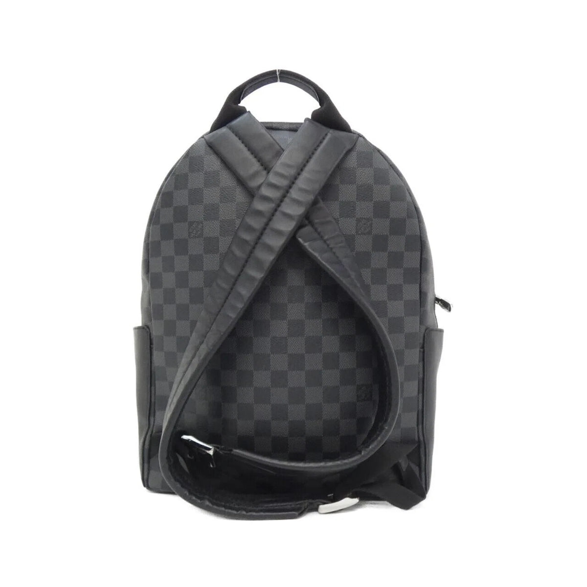 Discovery Backpack PM in Damier Graphite, rear, full product reference view