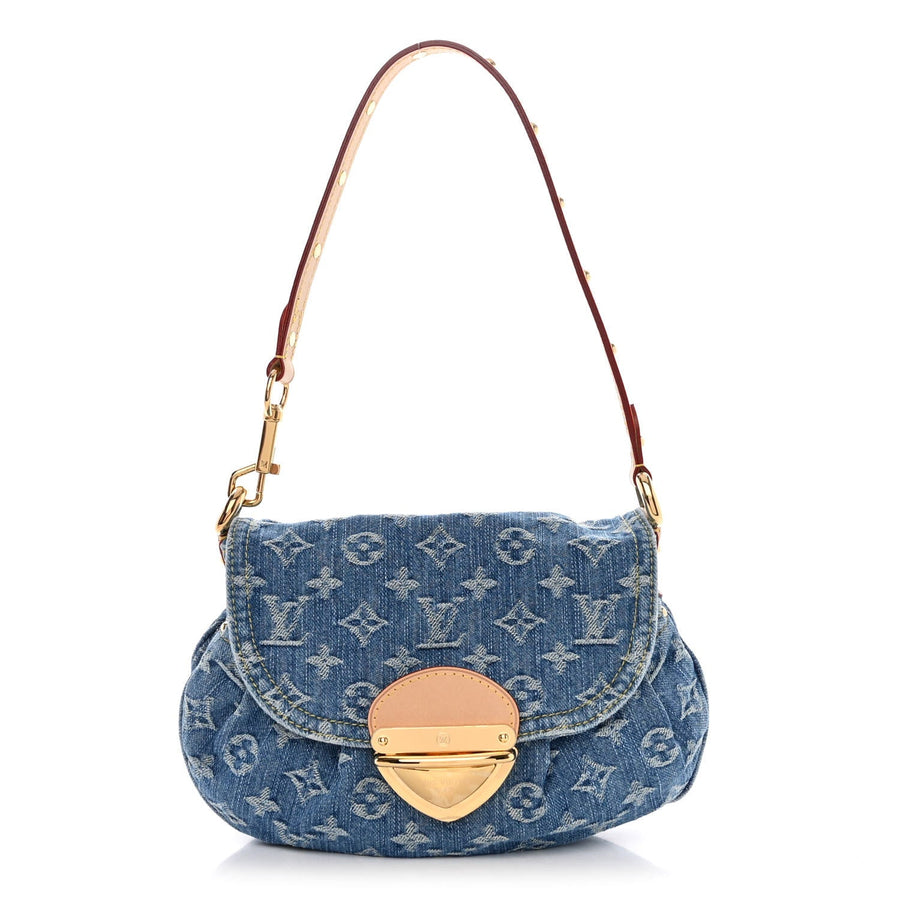 Sunset in Blue Monogram Denim, front, full product reference view