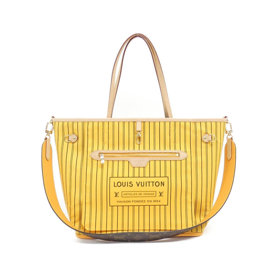 Neverfull Inside Out MM in Jaune Safran, front reference view