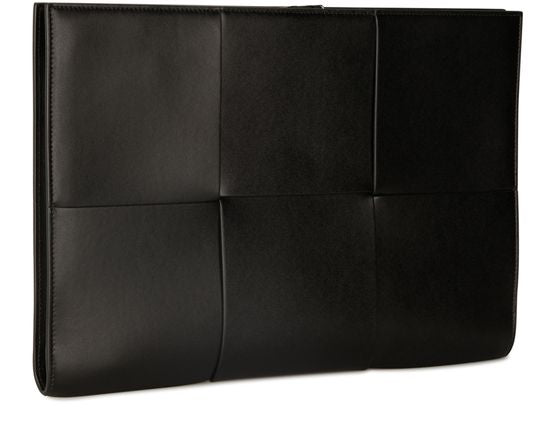 Bottega Veneta Arco Briefcase in Black / Silver — view 2