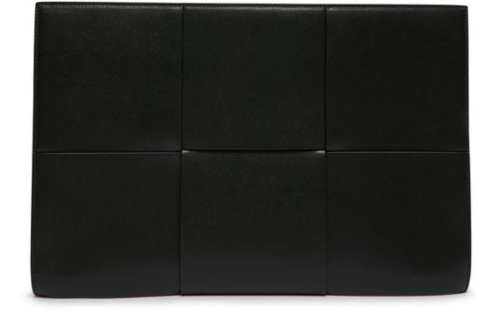 Bottega Veneta Arco Briefcase in Dark Moss-Silver — view 1