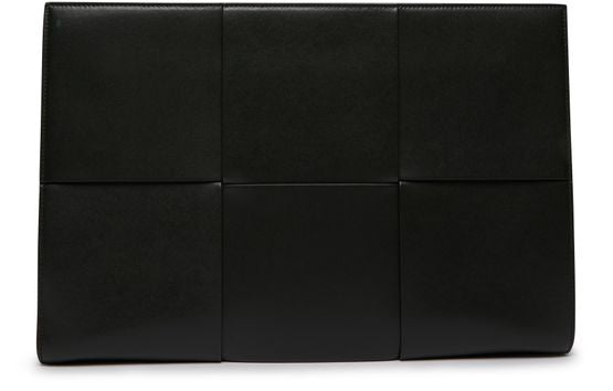 Bottega Veneta Arco Briefcase in Dark Moss-Silver — view 3