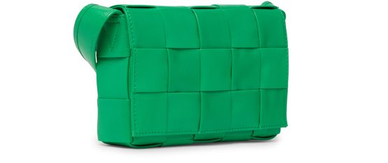 Bottega Veneta Cassette bag in Parakeet-Silver — view 2