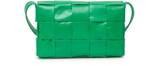Bottega Veneta Cassette bag in Parakeet-Silver — view 3