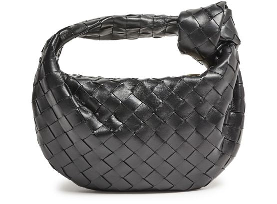 Bottega Veneta Jodie mini bag in Black-Gold — view 3