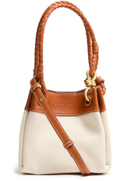 Bottega Veneta Parachute bag in Nat/Li Wood/Li Wo-Mb — view 1