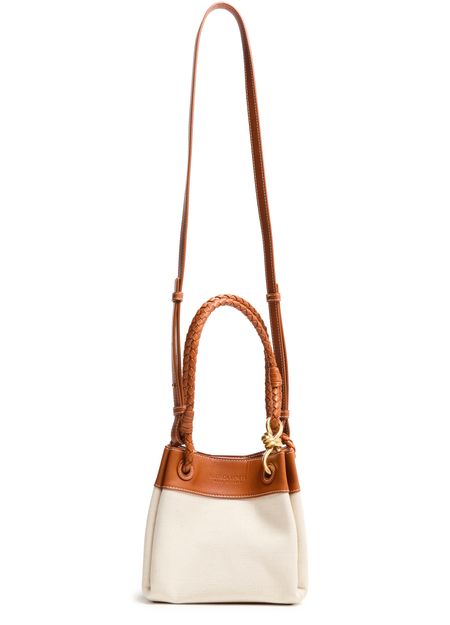 Bottega Veneta Parachute bag in Nat/Li Wood/Li Wo-Mb — view 3