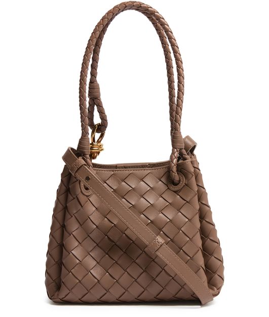 Bottega Veneta Parachute small bag in Pinecone-M Brass — view 3