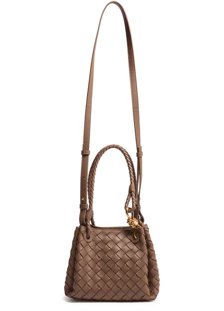 Bottega Veneta Parachute small bag in Pinecone-M Brass — view 4