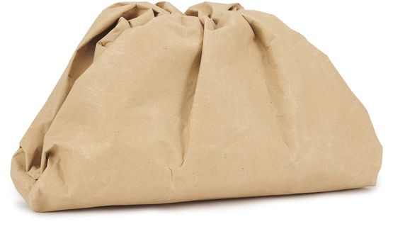 Bottega Veneta Pouch bag in Kraft-Silver — view 2