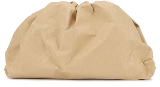 Bottega Veneta Pouch bag in Kraft-Silver — view 3