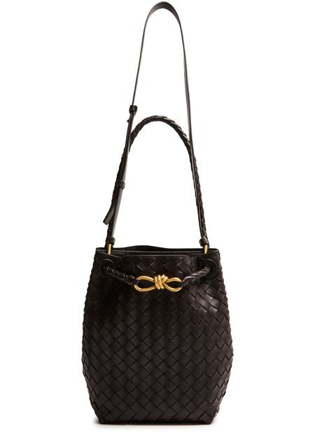 Bottega Veneta Small Andiamo bucket bag in Fondant-M Brass-Fond — view 4