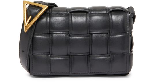Bottega Veneta Small Padded Cassette bag in Black / Gold — view 1