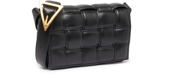 Bottega Veneta Small Padded Cassette bag in Black / Gold — view 2