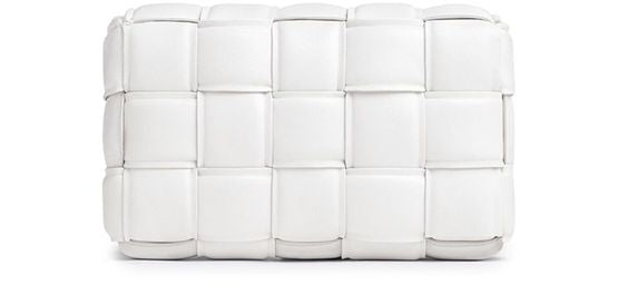 Bottega Veneta Small Padded Cassette bag in White/Gold — view 2