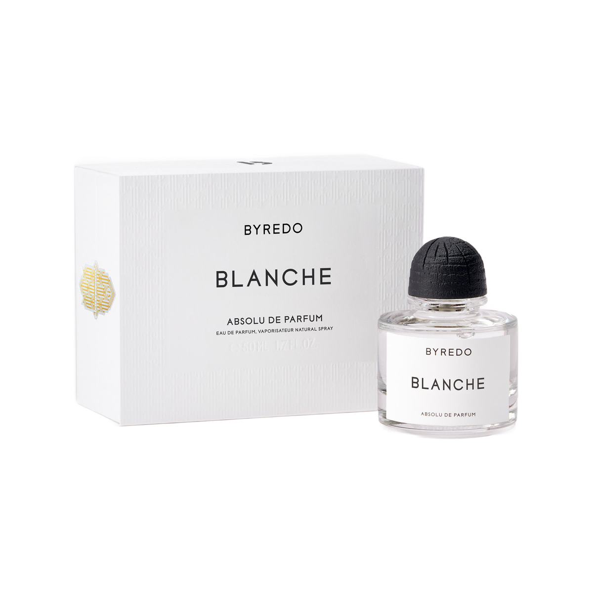 Byredo Blanche Absolu de Parfum 50ml — bottle and packaging