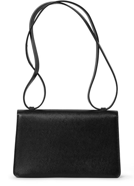 Celine 17 in grained calfskin in Black — view 3