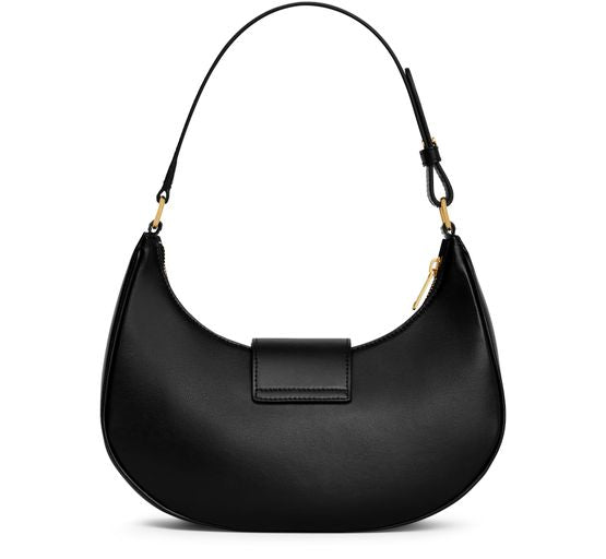 Celine Ava Triomphe bag in smooth calfskin in Black — view 3