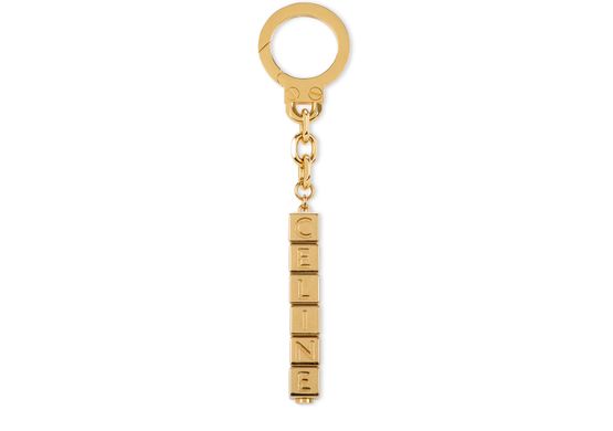 Celine cube bag charm in Gold — view 2