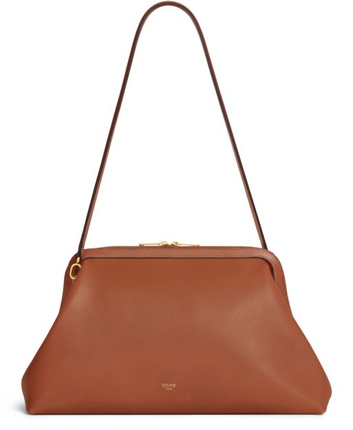 Celine Doctor pouch in supple natural calfskin in Tan — view 4