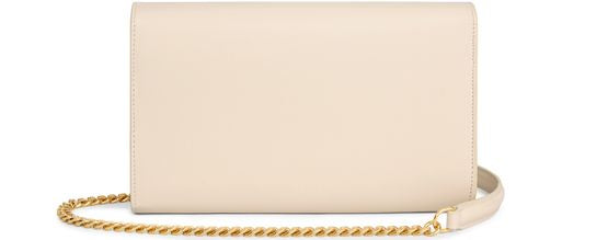 Celine Enveloppe wallet on chain in Cream — view 3