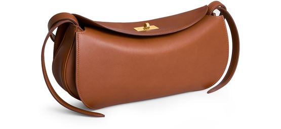 Celine Little hot dog in supple natural calfskin in Tan — view 2