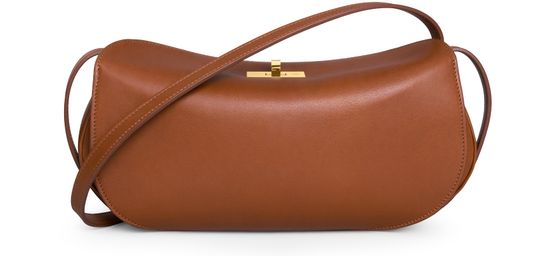 Celine Little hot dog in supple natural calfskin in Tan — view 3