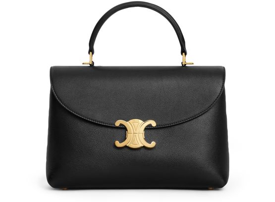 Celine Medium Nino bag in supple calfskin in Black — view 1