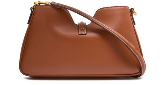 Celine Shoulder bag Camille 16 soft in smooth calfskin in Tan — view 3