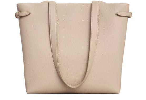 Celine Small cabas Anaïs cuir Triomphe in grained calfskin in Cappuccino — view 3