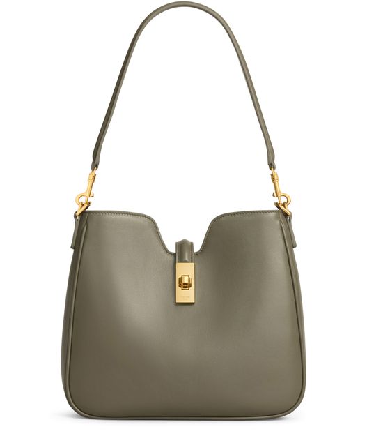 Celine Small Camille 16 soft bag in smooth calfskin in Golden Khaki — view 1
