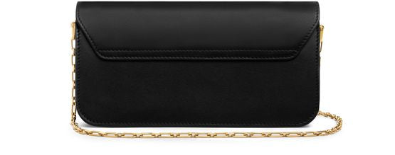 Celine Small Chain Triomphe in Black — view 3