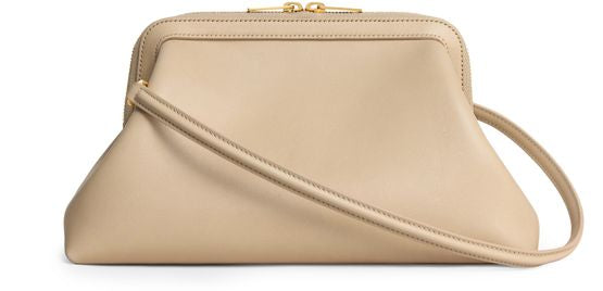 Celine Small doctor pouch in supple natural calfskin in Deep Ivory — view 3