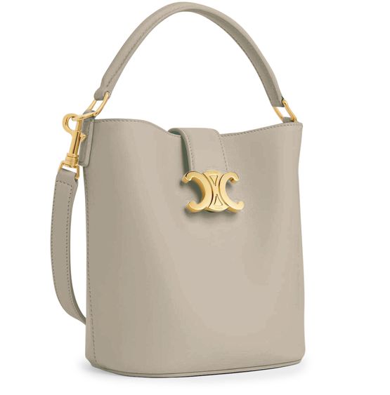 Celine Small Louise bag in smooth calfskin in Rice — view 2