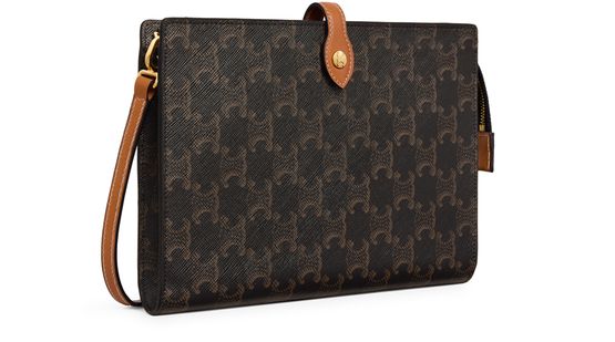 Celine Small Note Book Shoulder Bag in Miel — view 2