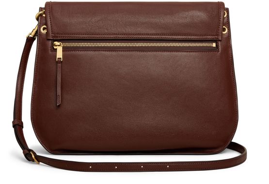 Celine Soft Triomphe Besace in Brick — view 3