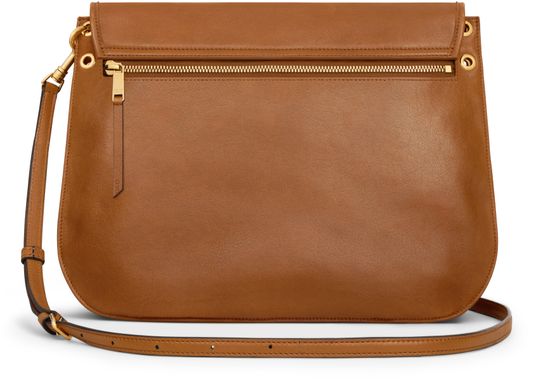 Celine Soft Triomphe Besace in Soft Tan — view 3