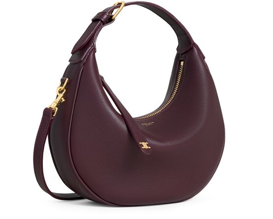 Celine Teen Celine Lulu bag in Deep Burgundy — view 2
