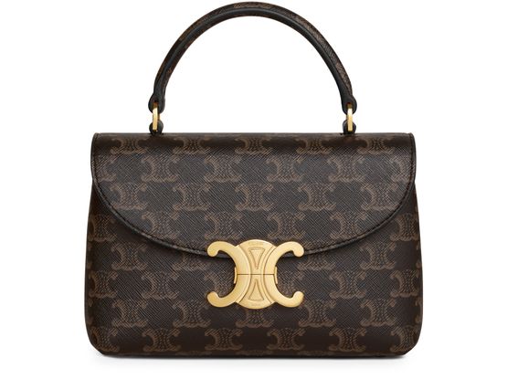 Celine Teen Nino bag in Triomphe canvas in Tan — view 1