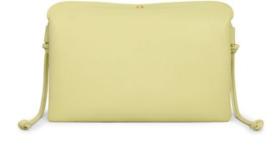 Celine Trio flap in smooth lambskin in Citrus — view 3