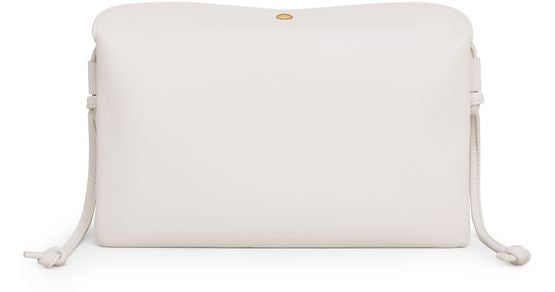 Celine Trio flap in smooth lambskin in Rice — view 3