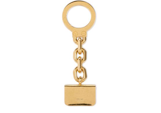 Celine Triomphe bag charm in Gold — view 2