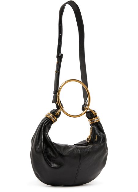 Chloé Bracelet hobo bag in Black — view 2