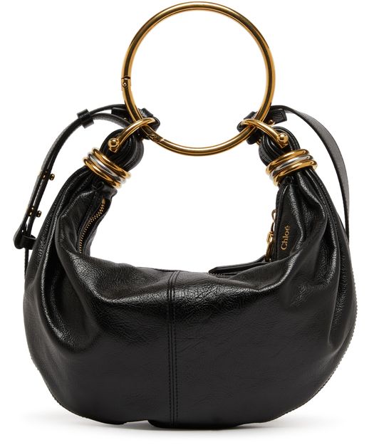 Chloé Bracelet hobo bag in Black — view 3