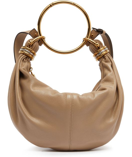 Chloé Bracelet hobo bag in Boyish Brown — view 1