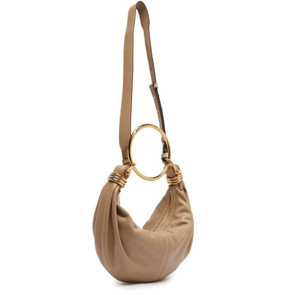 Chloé Bracelet hobo bag in Boyish Brown — view 2