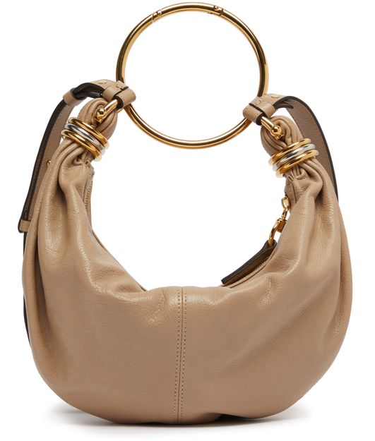 Chloé Bracelet hobo bag in Boyish Brown — view 3