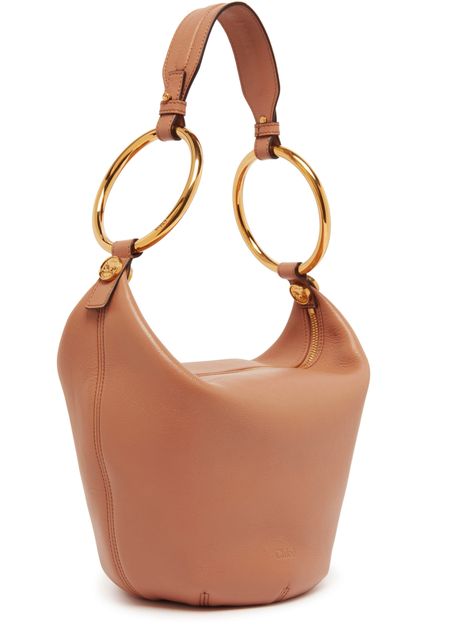 Chloé Bracelet small shoulder bag in Woodrose — view 2