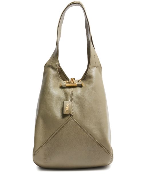 Chloé Balloon shoulder bag in Aloe Green — view 1