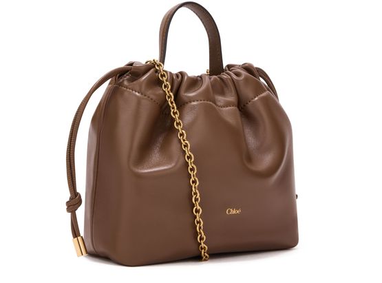 Chloé Icons bucket bag in Smoked Brown — view 2